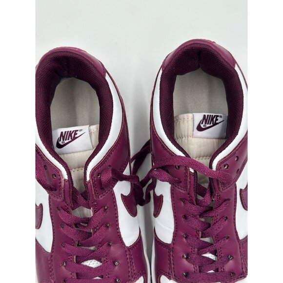 Nike Dunk Low Team Red White Leather DD1503-108 Size 8.5 - Picture 11 of 12